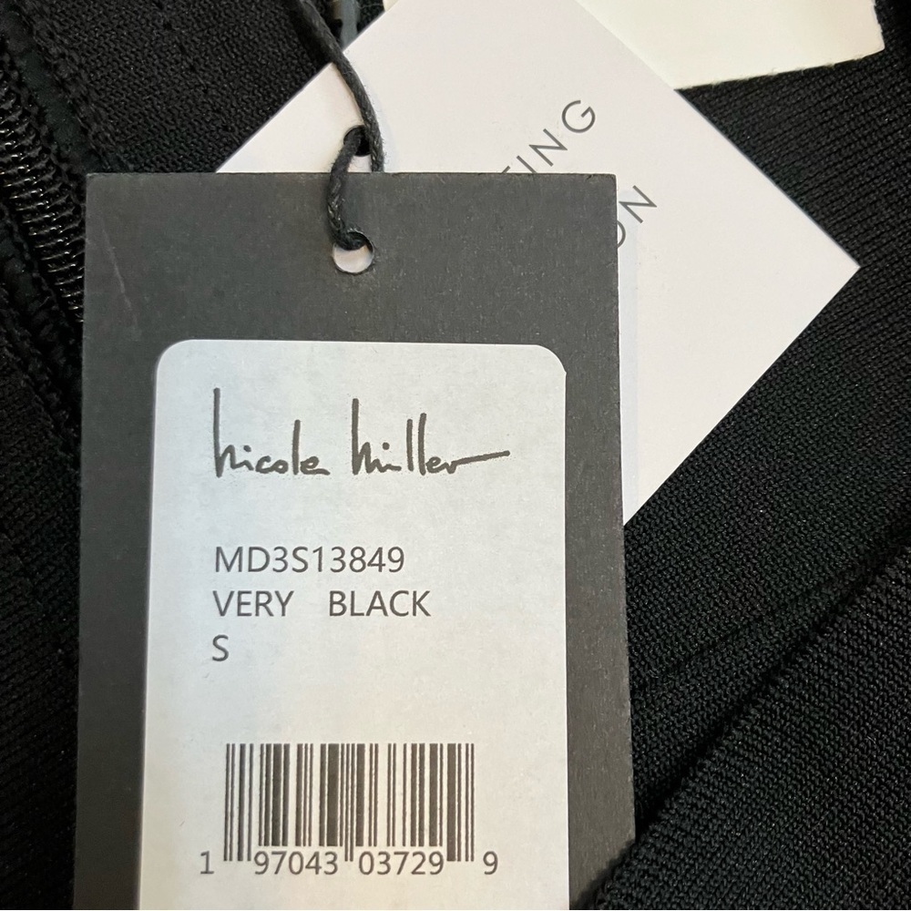 Nicole miller black cocktail or career dress size S - Picture 11 of 12